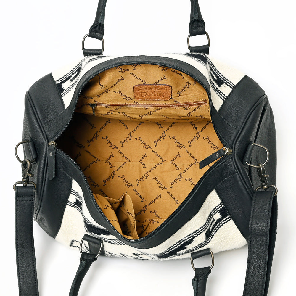 American Darling Women's Duffel Bag Western Hair On Genuine Leather Handbag and Ladies Purse