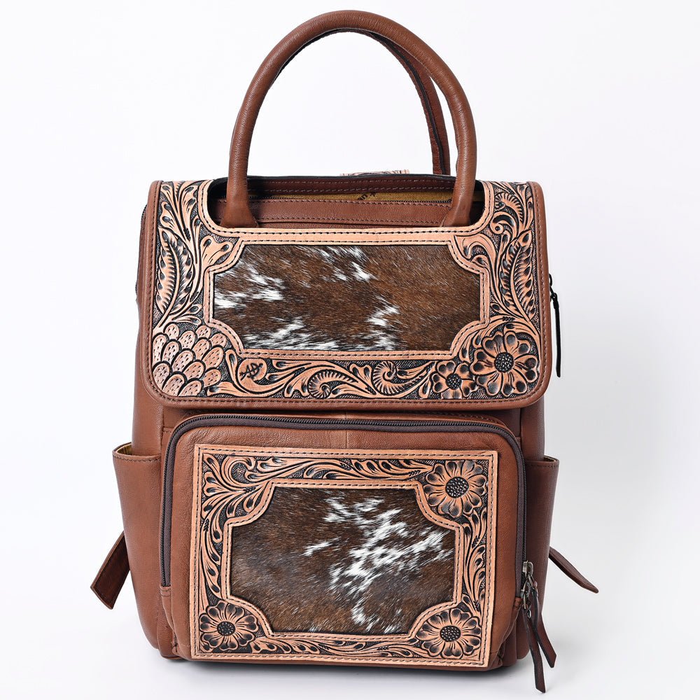 American Darling Backpack Hand Tooled Crocodile embossed Genuine Leather