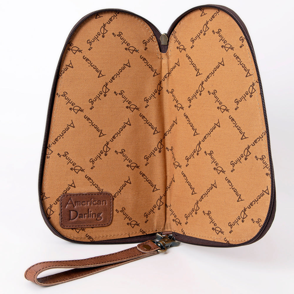 American Darling Hand Tooled Genuine Leather