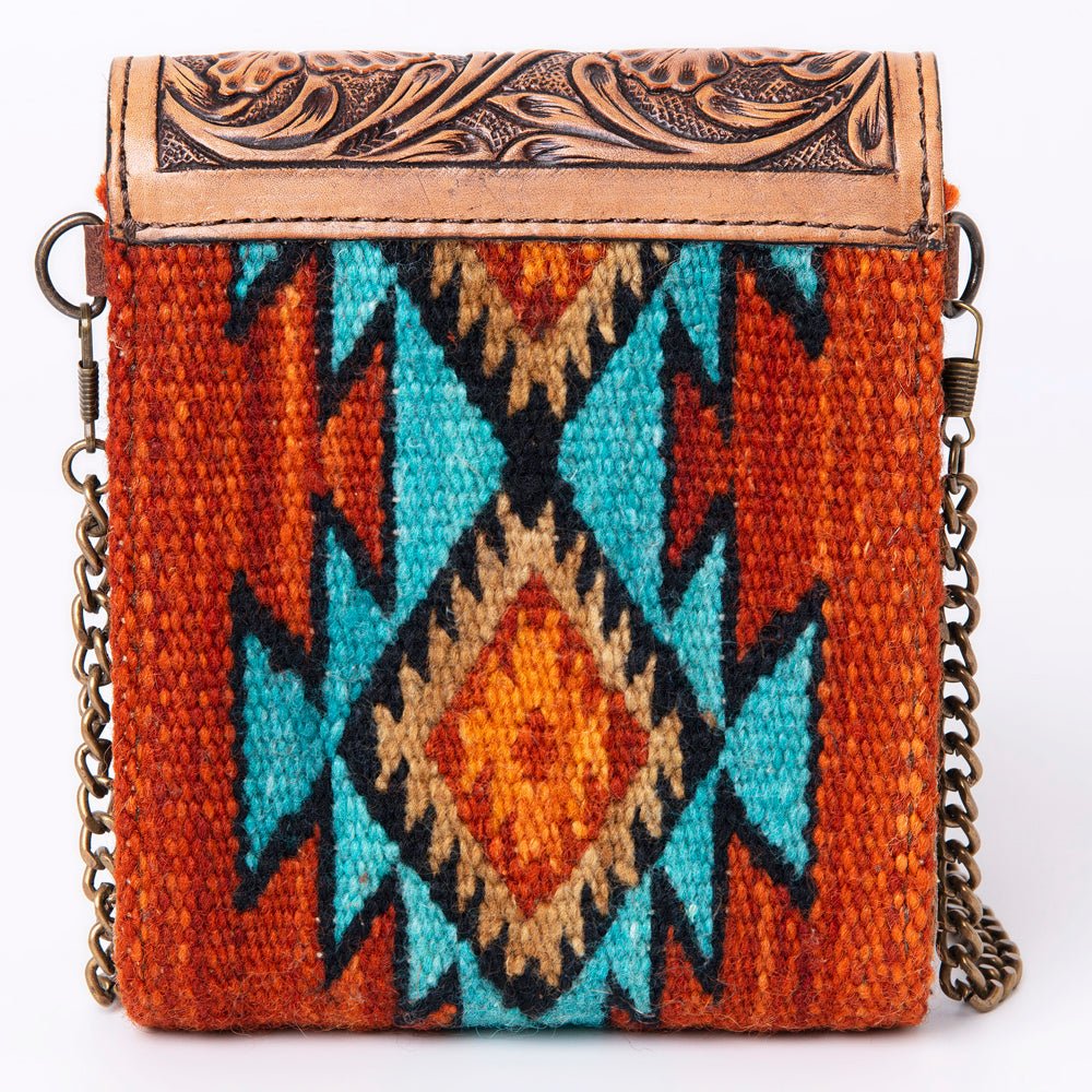 American Darling Hand Tooled Hair-On Genuine Leather