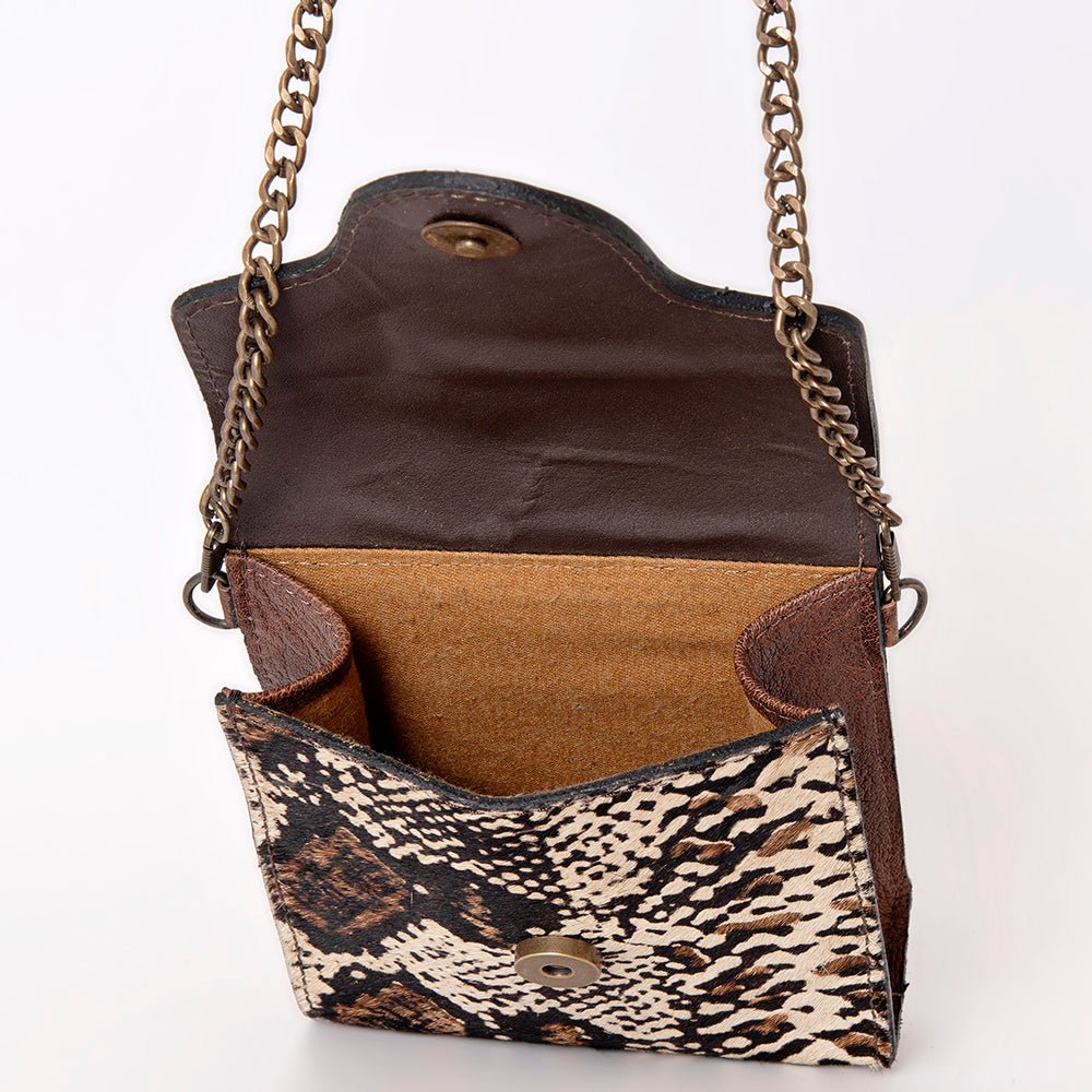 American Darling Hand Tooled Hair-On Genuine Leather