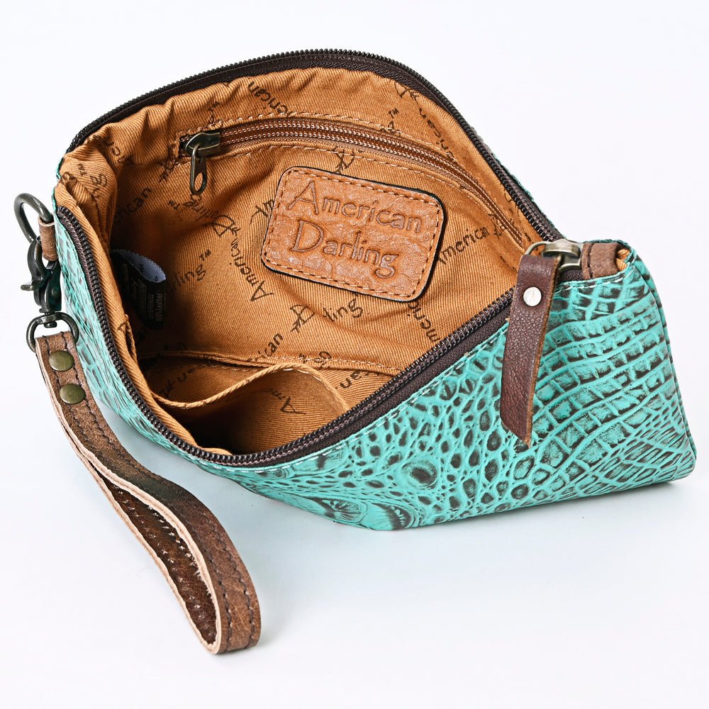 American Darling Crocodile Embossed Genuine Leather