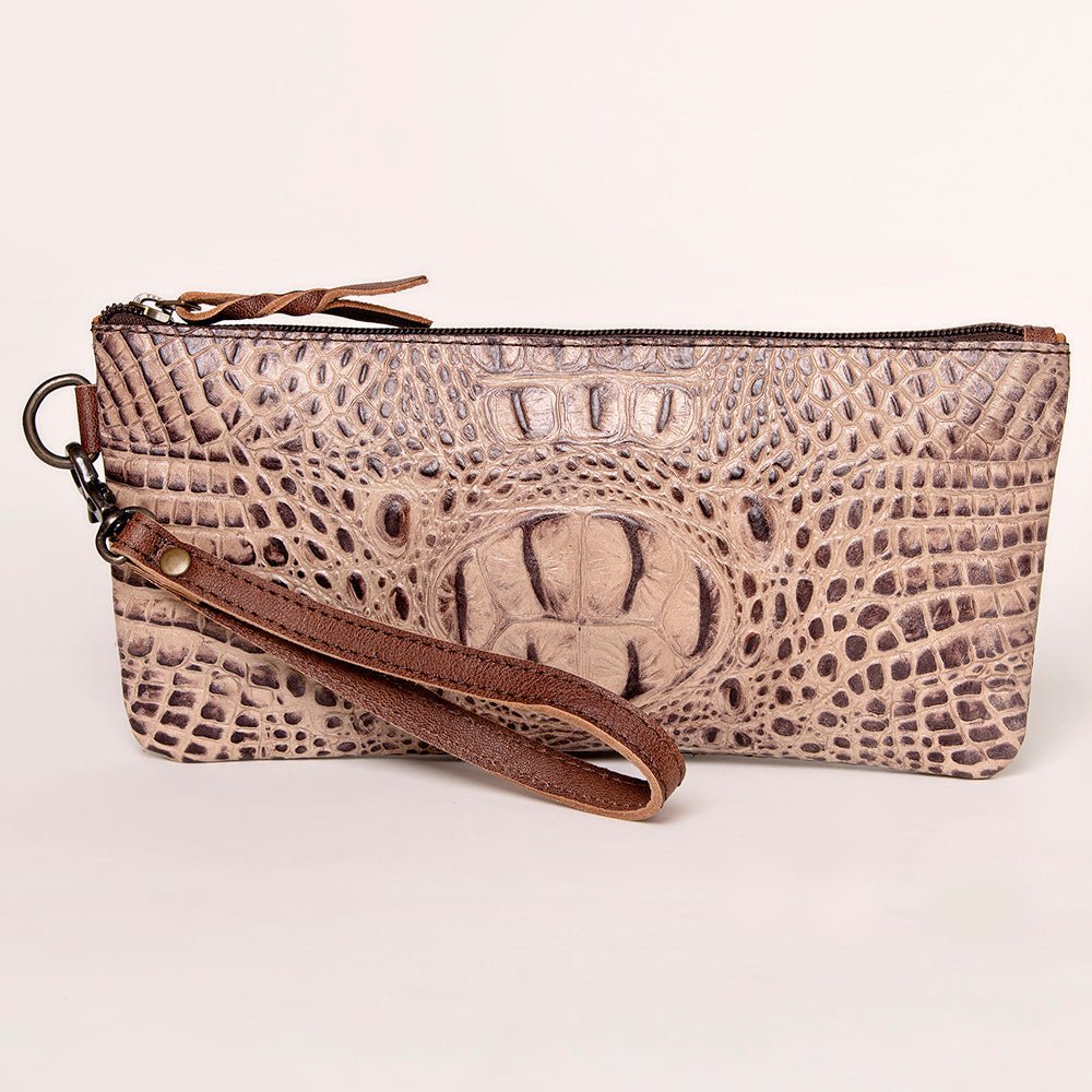 American Darling Crocodile Embossed Genuine Leather