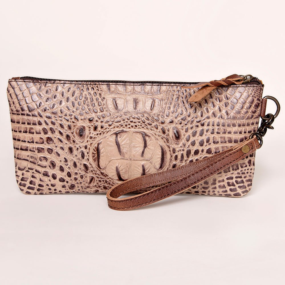 American Darling Crocodile Embossed Genuine Leather