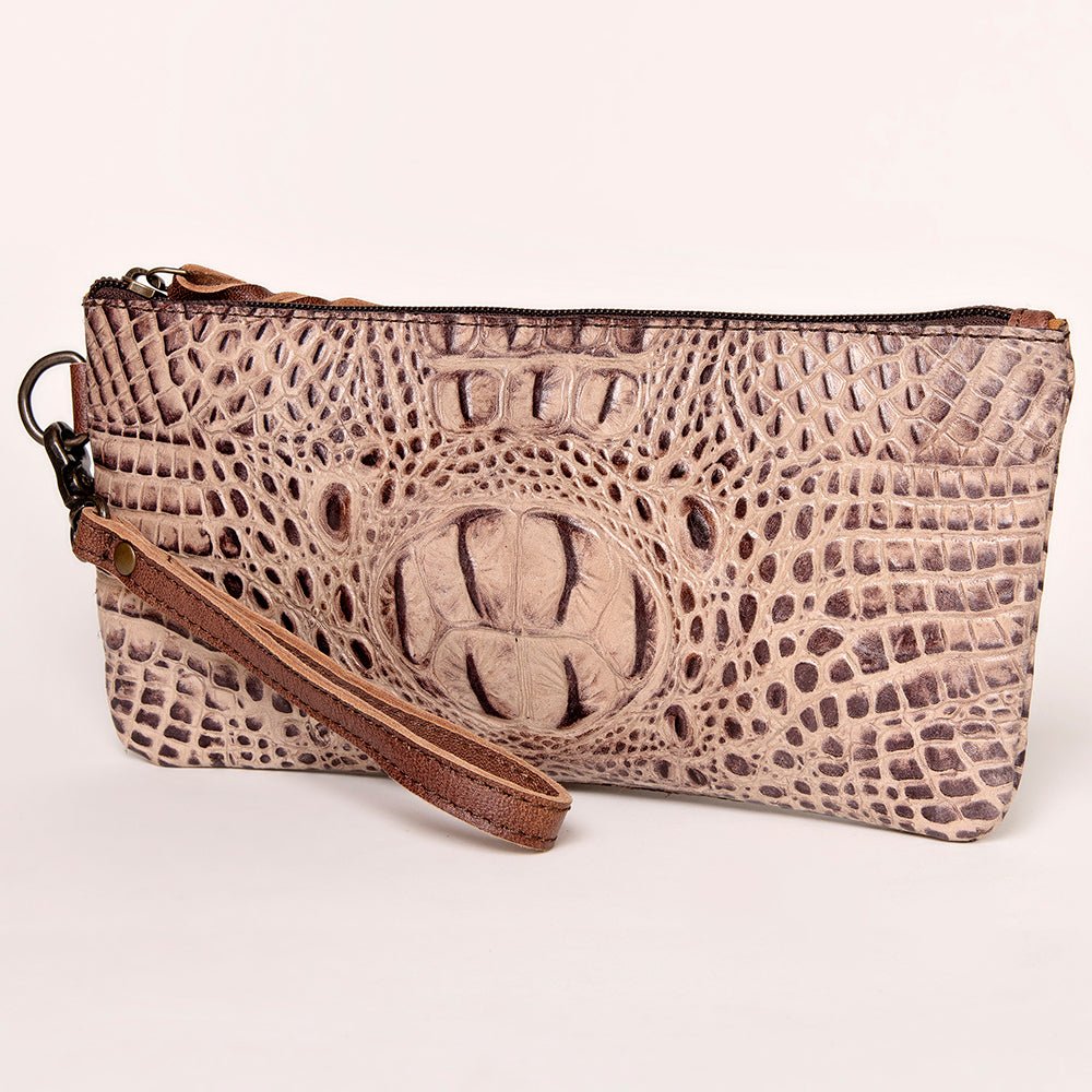 American Darling Crocodile Embossed Genuine Leather