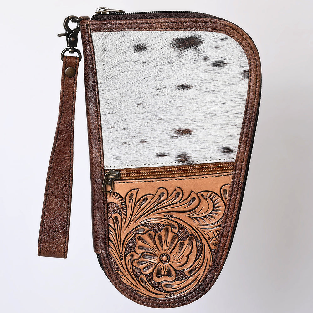 American Darling Hand Tooled Hair-On Genuine Leather