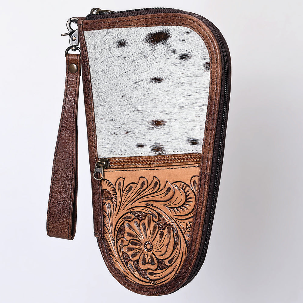 American Darling Hand Tooled Hair-On Genuine Leather