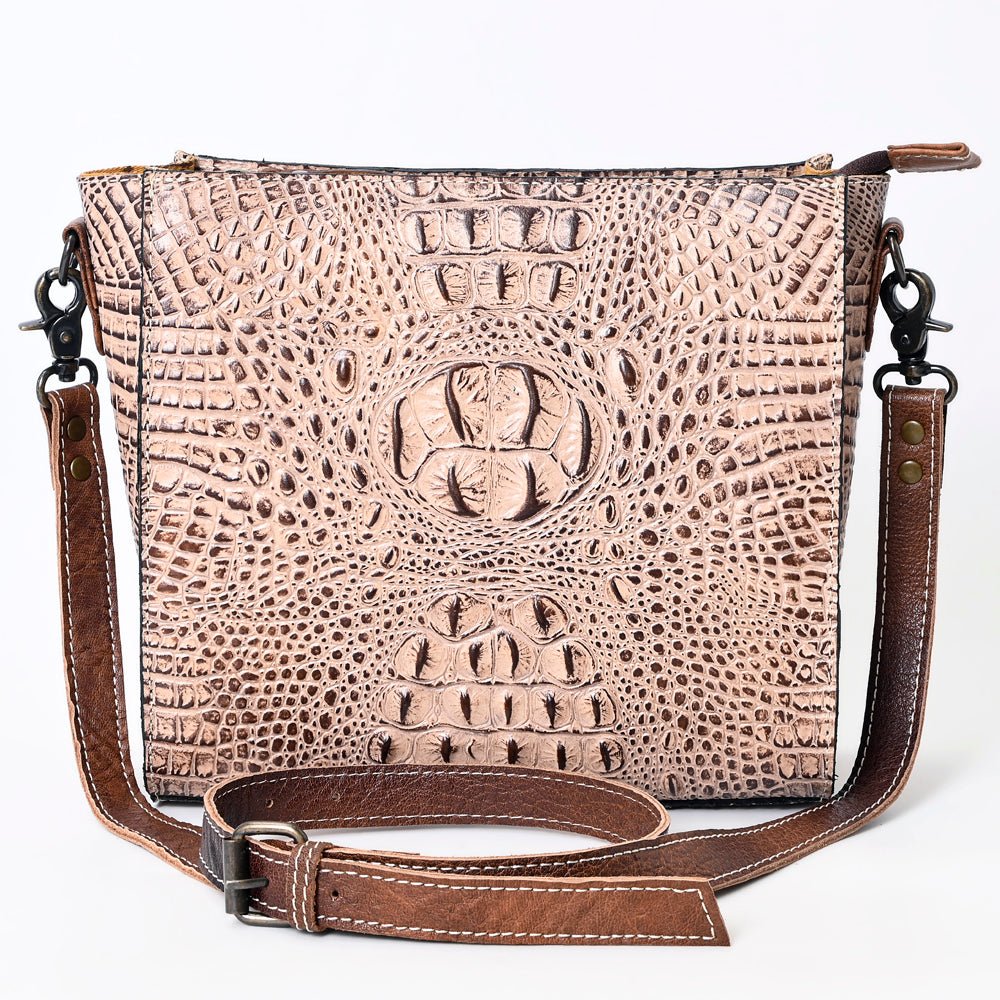 American Darling Crocodile Embossed Genuine Leather