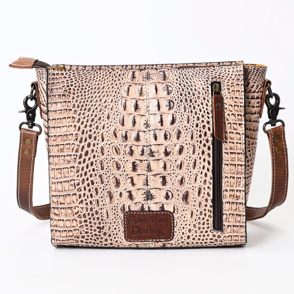American Darling Crocodile Embossed Genuine Leather