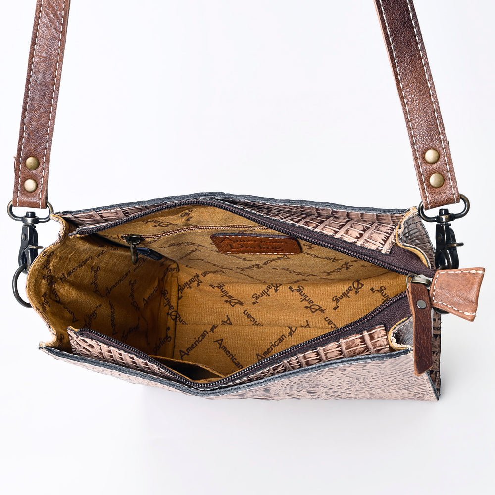 American Darling Crocodile Embossed Genuine Leather