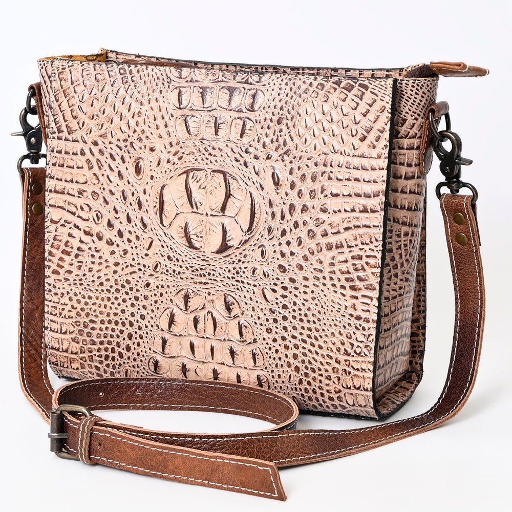 American Darling Crocodile Embossed Genuine Leather