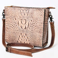 American Darling Crocodile Embossed Genuine Leather