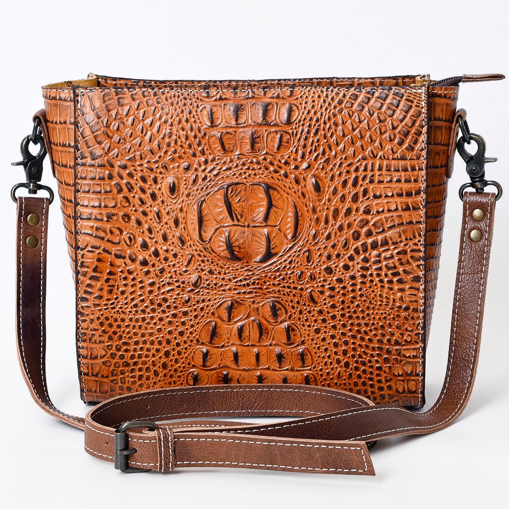 American Darling Crocodile Embossed Genuine Leather