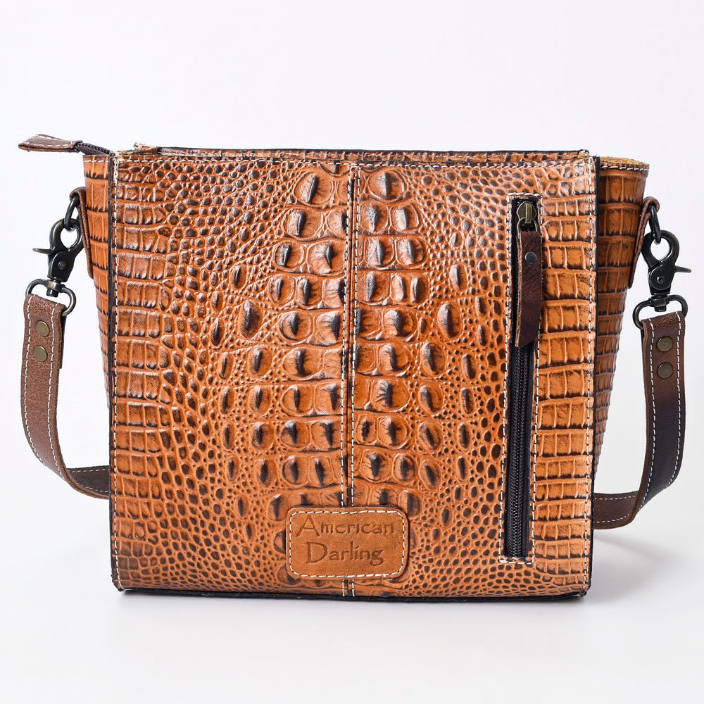 American Darling Crocodile Embossed Genuine Leather
