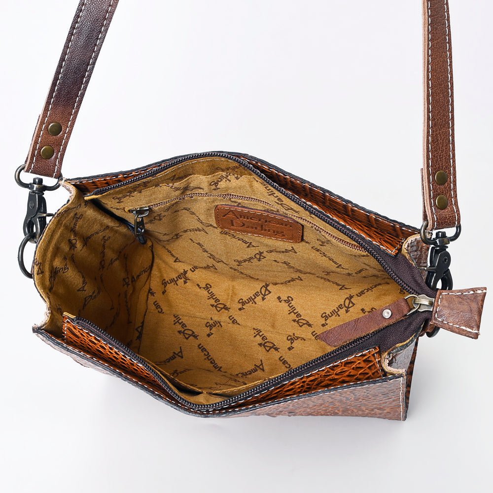 American Darling Crocodile Embossed Genuine Leather