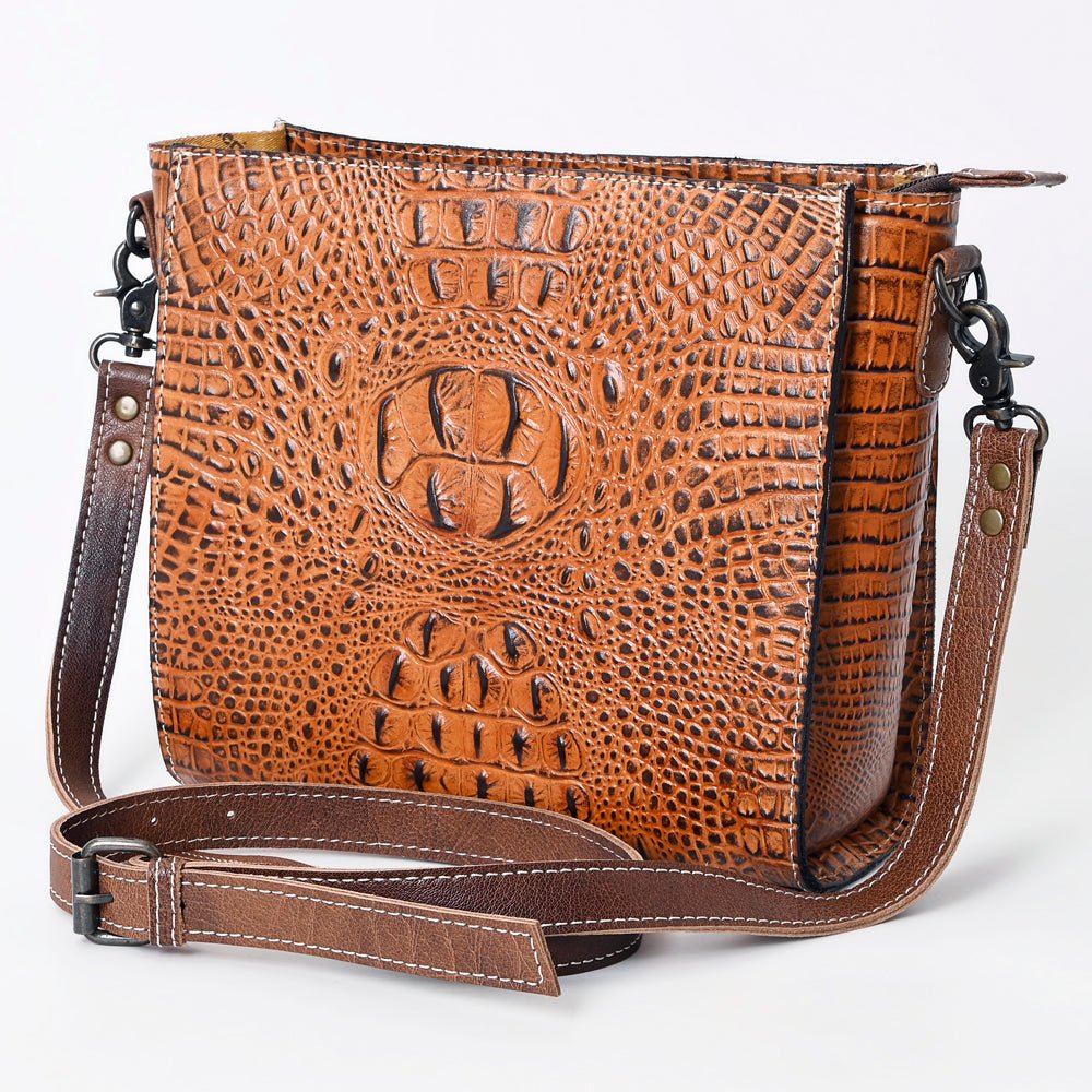 American Darling Crocodile Embossed Genuine Leather