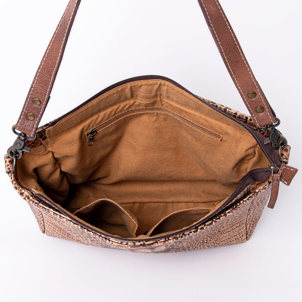 American Darling Crocodile Embossed Genuine Leather