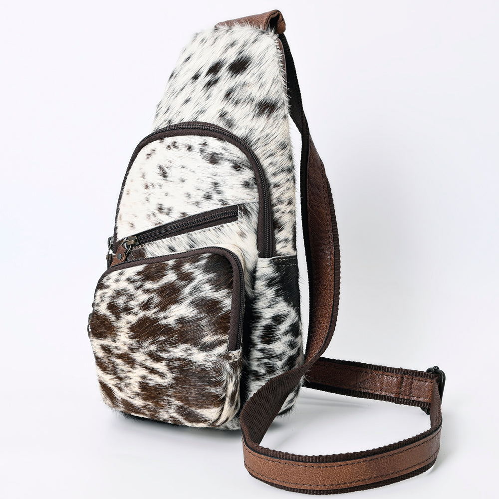 American Darling Sling Hand Tooled Hair-On Genuine Leather
