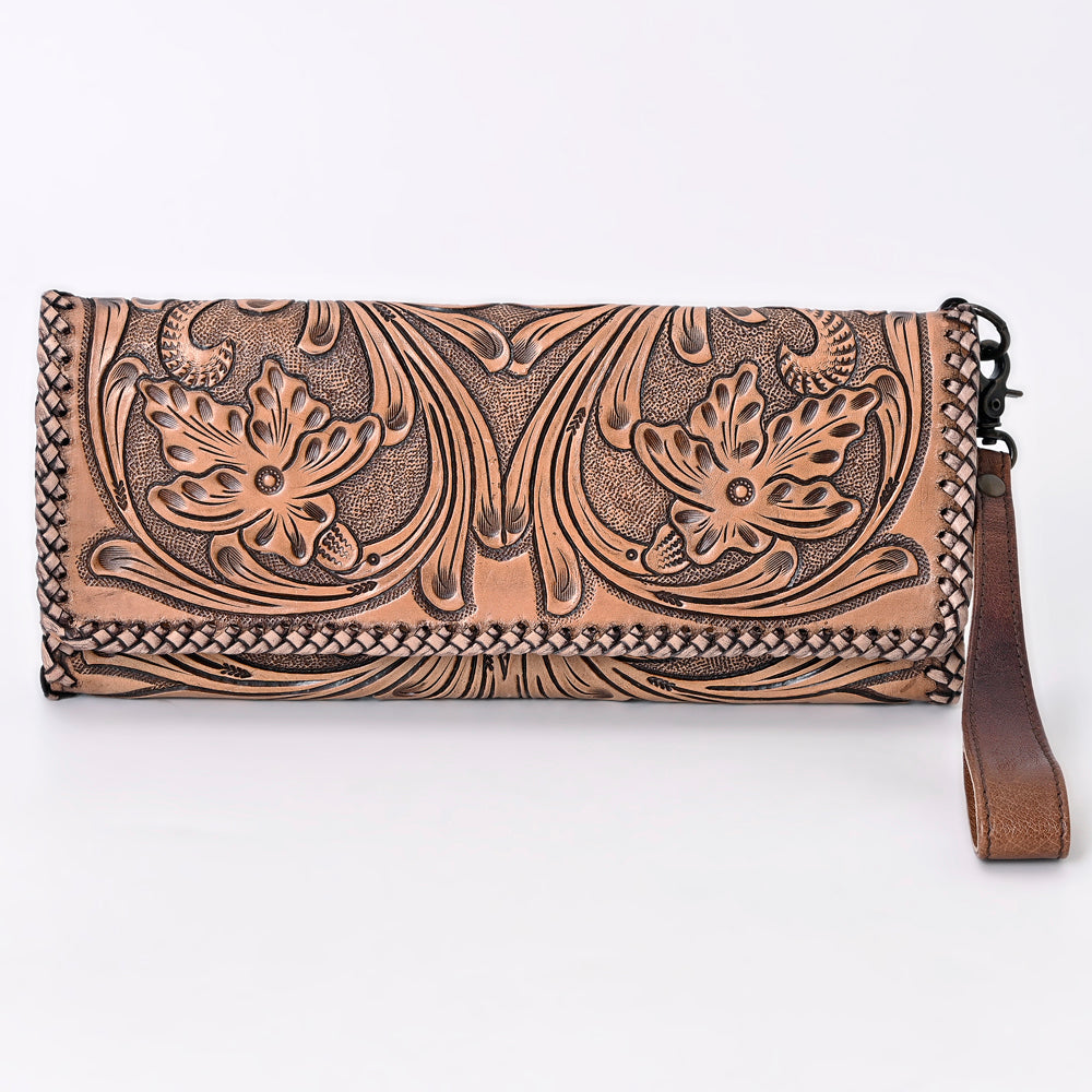 American Darling Hand-Tooled Leather Wallet