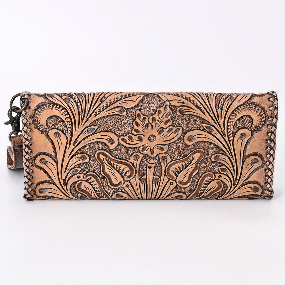 American Darling Hand-Tooled Leather Wallet