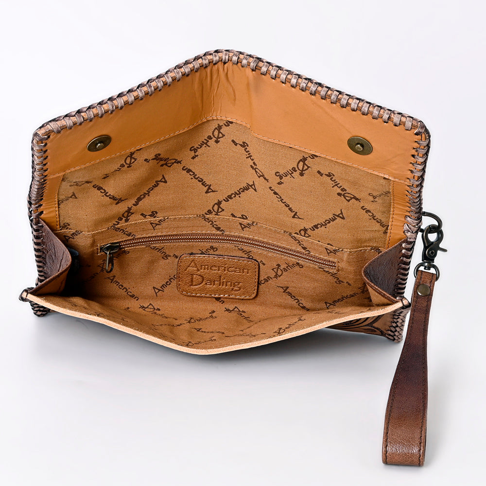 American Darling Hand-Tooled Leather Wallet
