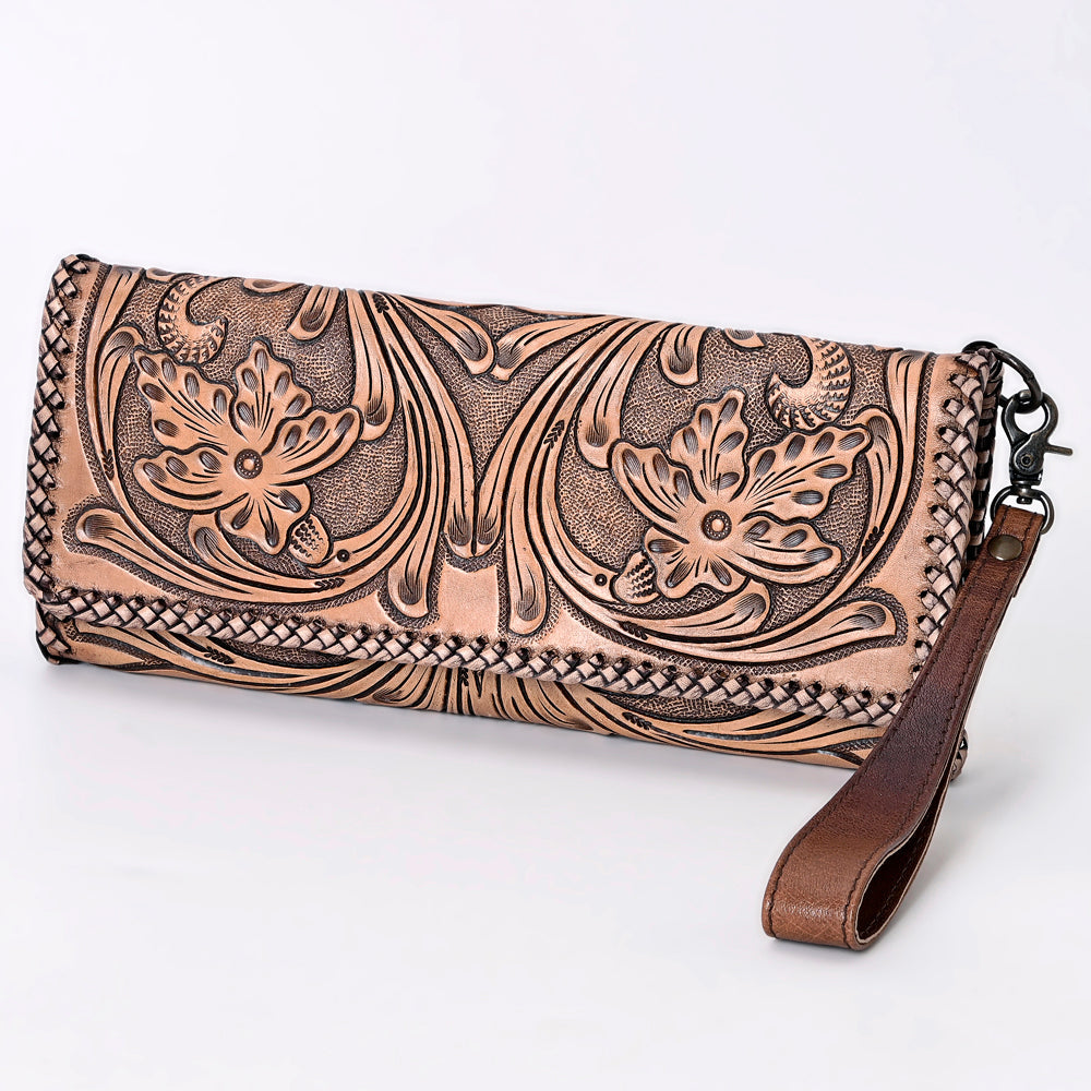 American Darling Hand-Tooled Leather Wallet