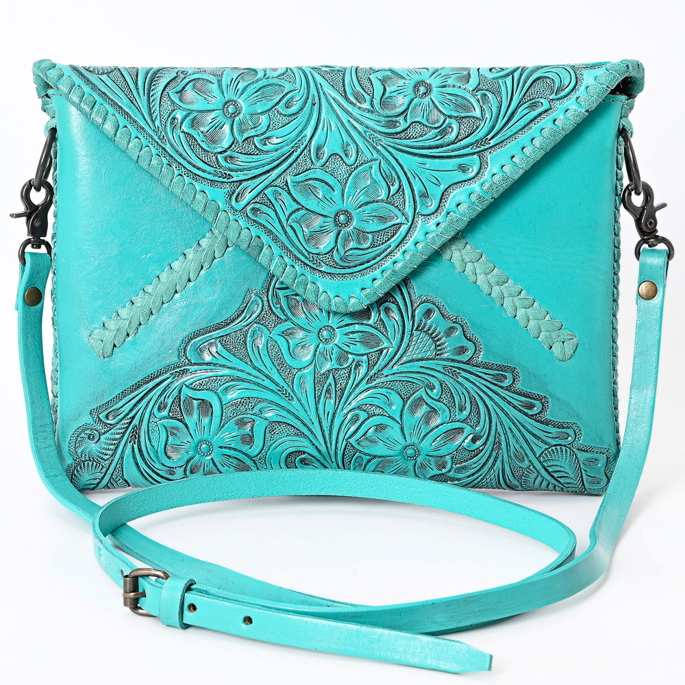 American Darling Envelope Hand Tooled Genuine Leather