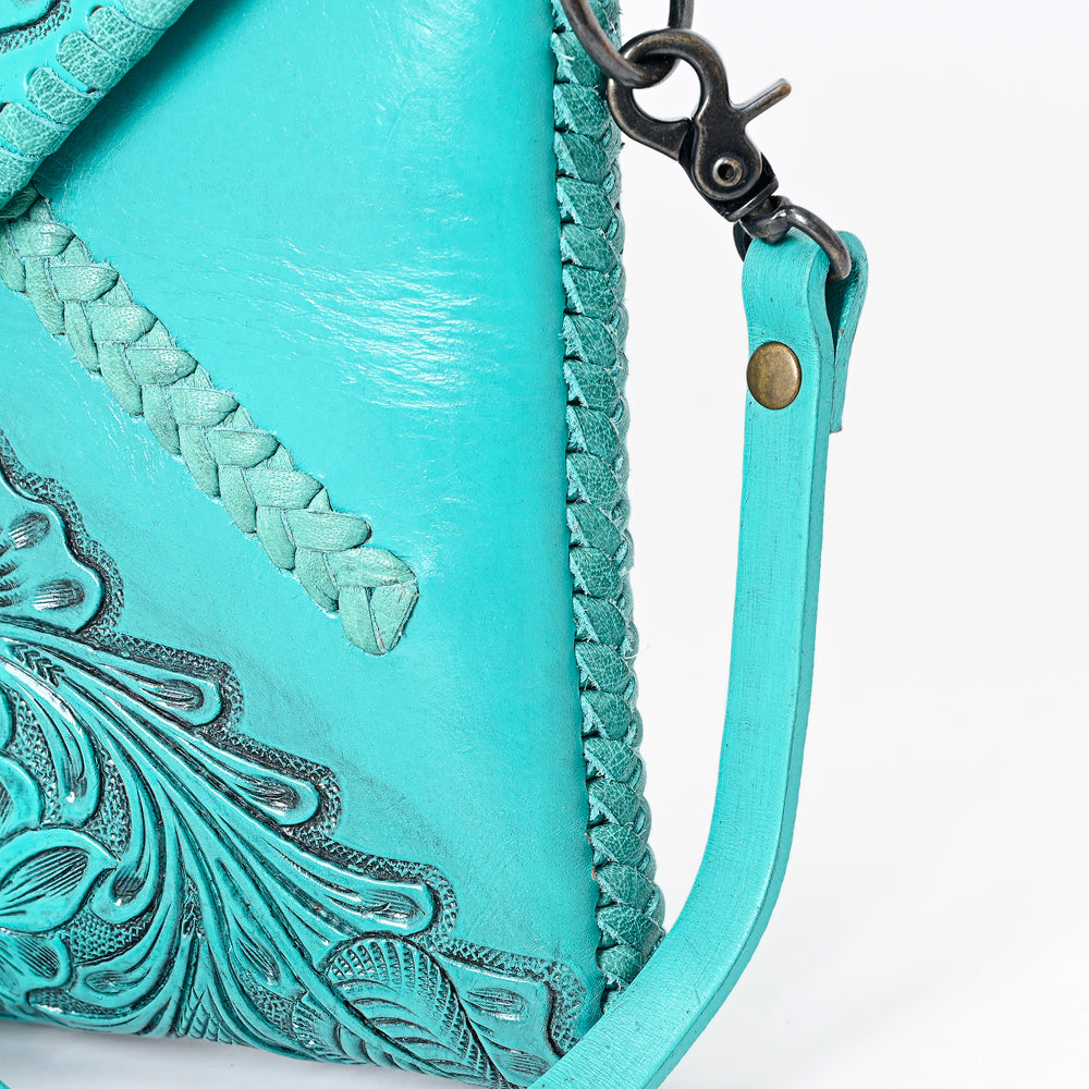 American Darling Envelope Hand Tooled Genuine Leather