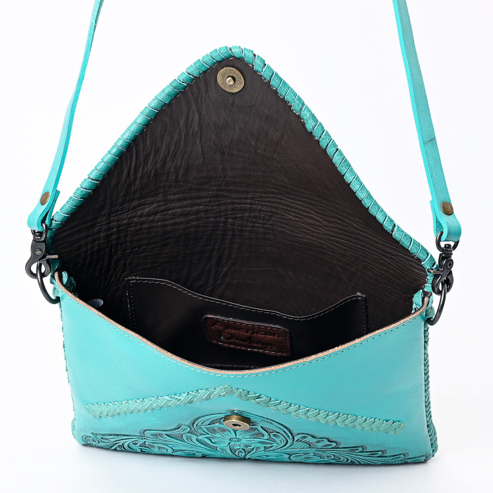 American Darling Envelope Hand Tooled Genuine Leather
