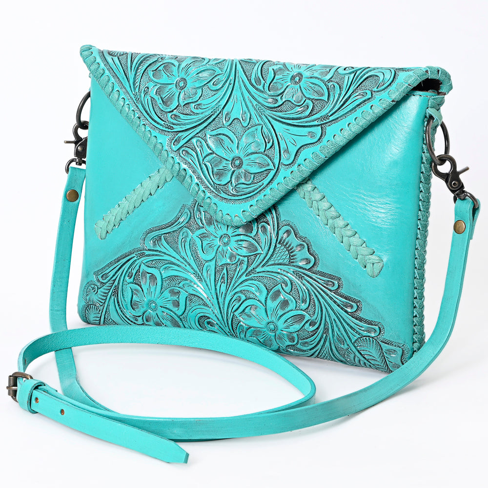 American Darling Envelope Hand Tooled Genuine Leather