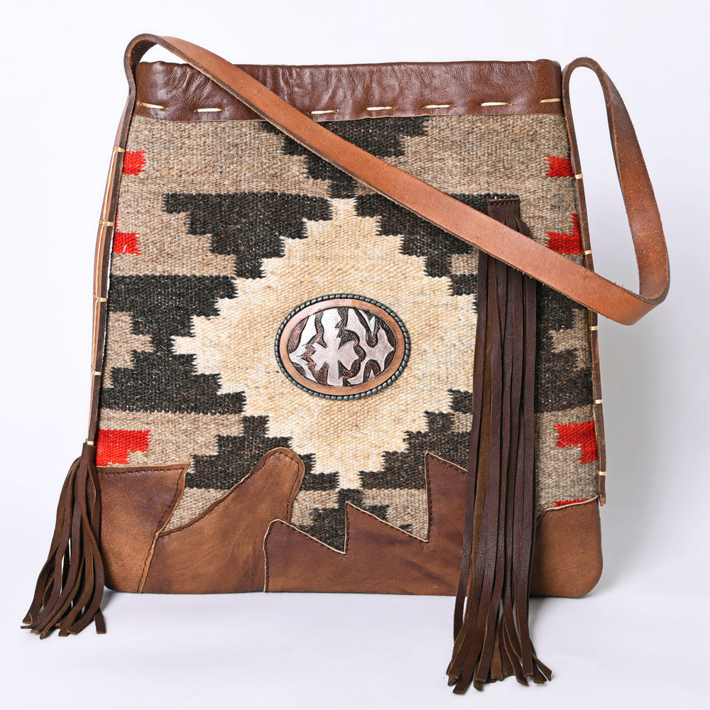 American Darling Saddle Blanket Leather Hobo Bag