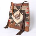 American Darling Saddle Blanket Leather Hobo Bag