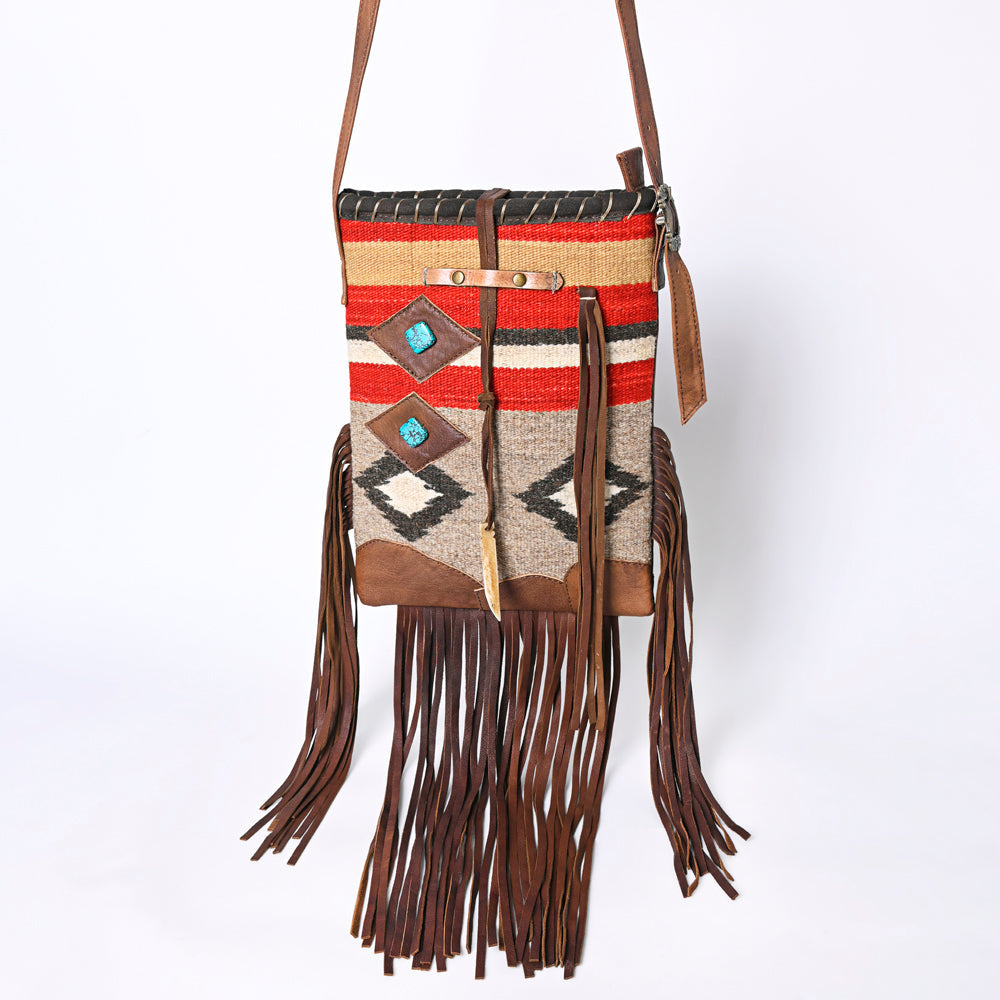American Darling Saddle Blanket Leather Crossbody Bag