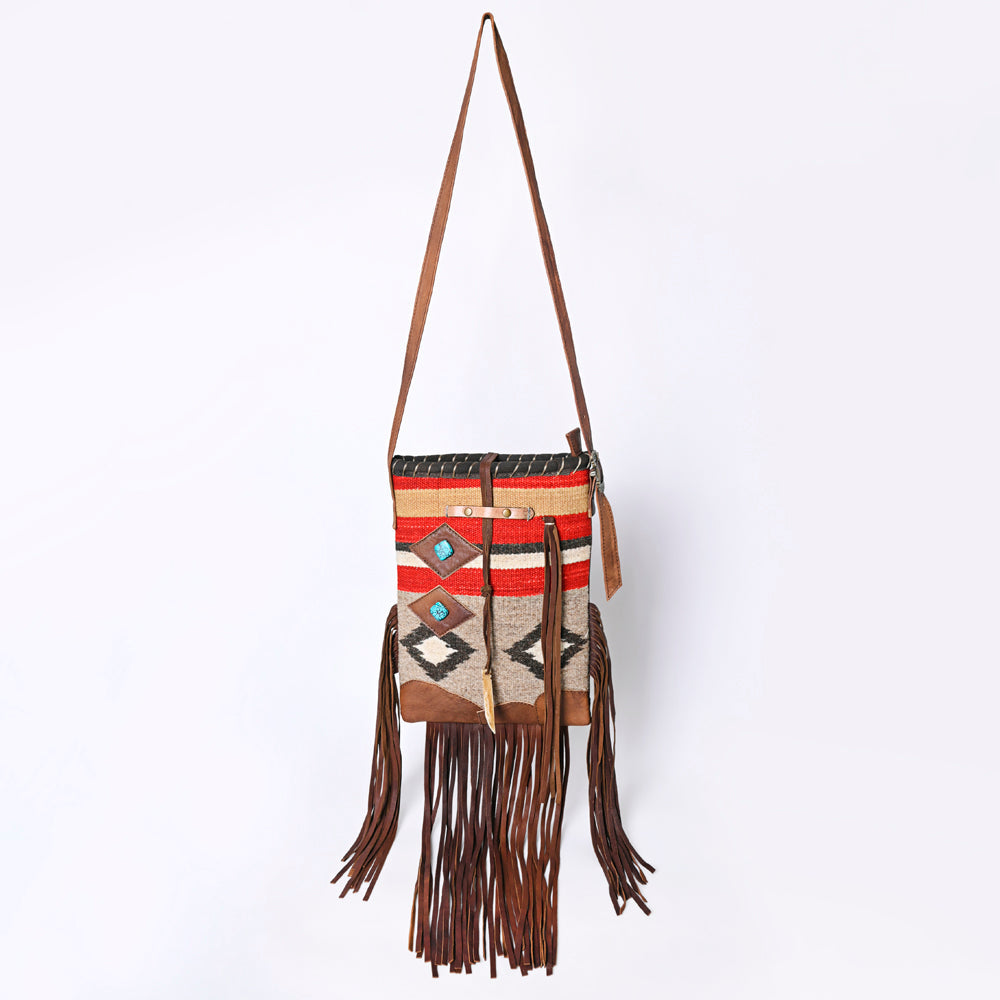 American Darling Saddle Blanket Leather Crossbody Bag