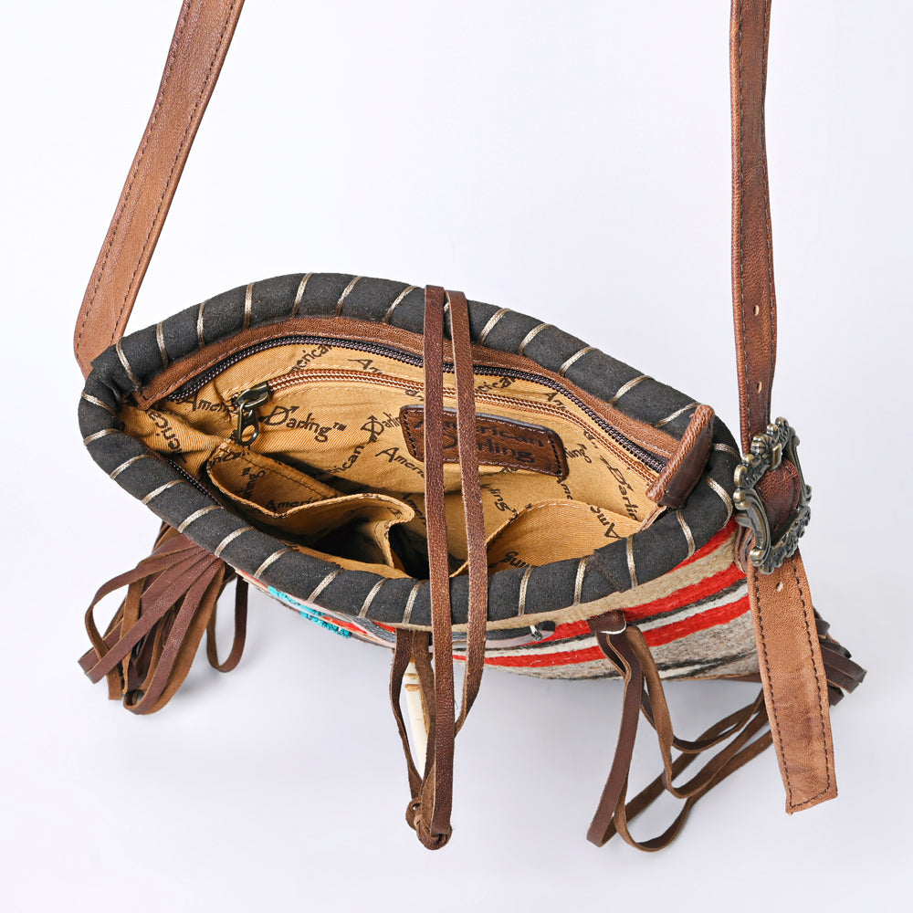 American Darling Saddle Blanket Leather Crossbody Bag