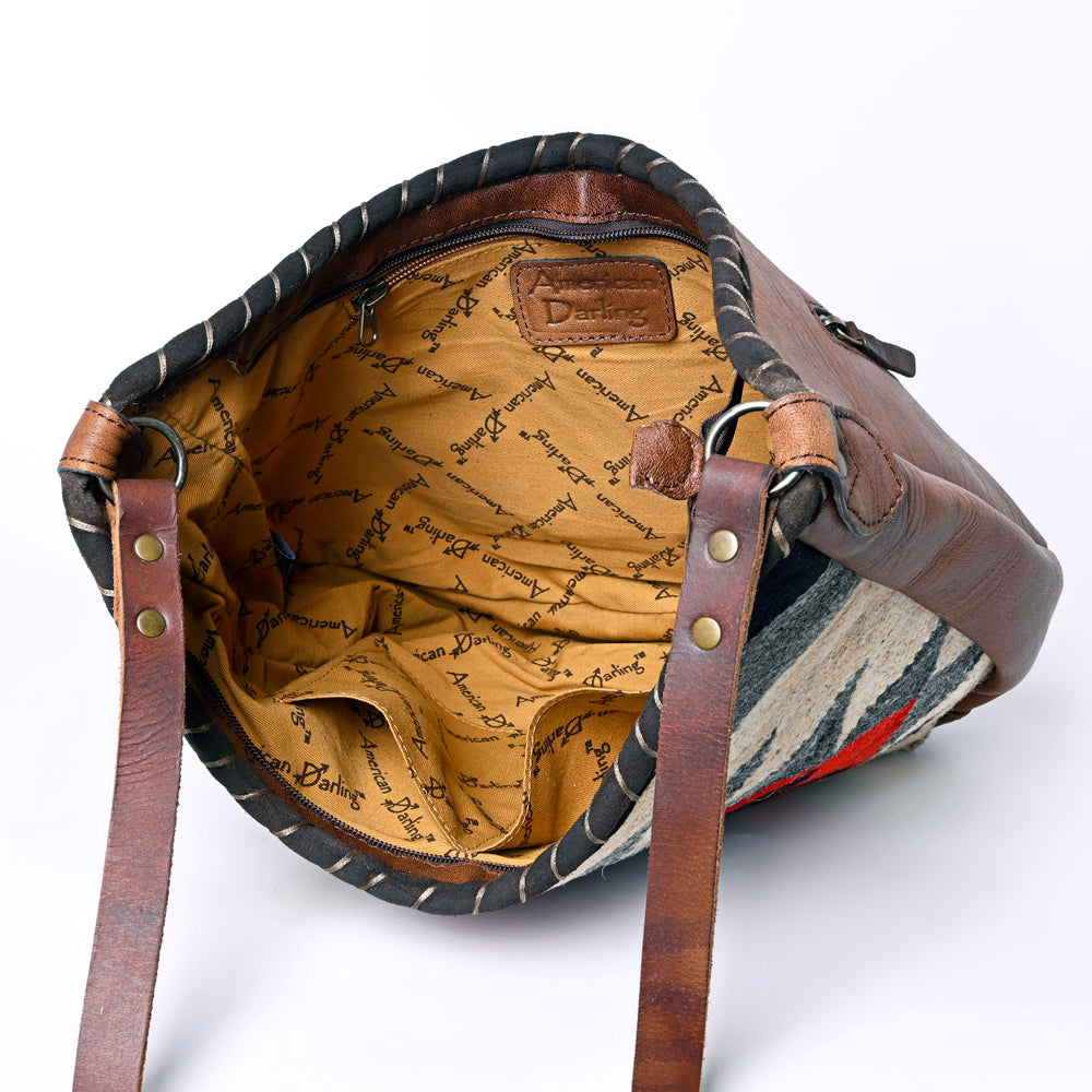 American Darling Saddle Blanket Leather Hobo Bag