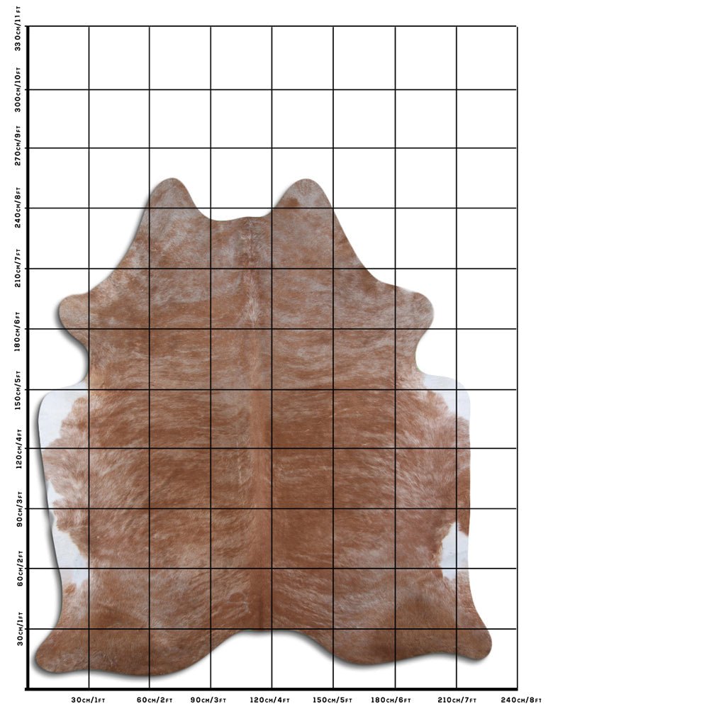 Genuine Brazilian Cowhide Rug 8.5 By 7.5 Feet Hair On Leather Decor