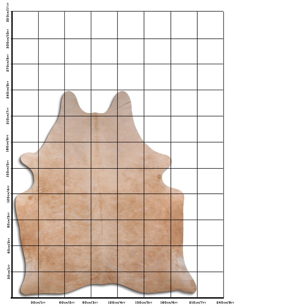8 Ft X 7 Ft Genuine Brazilian Cowhide Skin Rug by Hilason | Hair-On Leather Home Décor Carpet