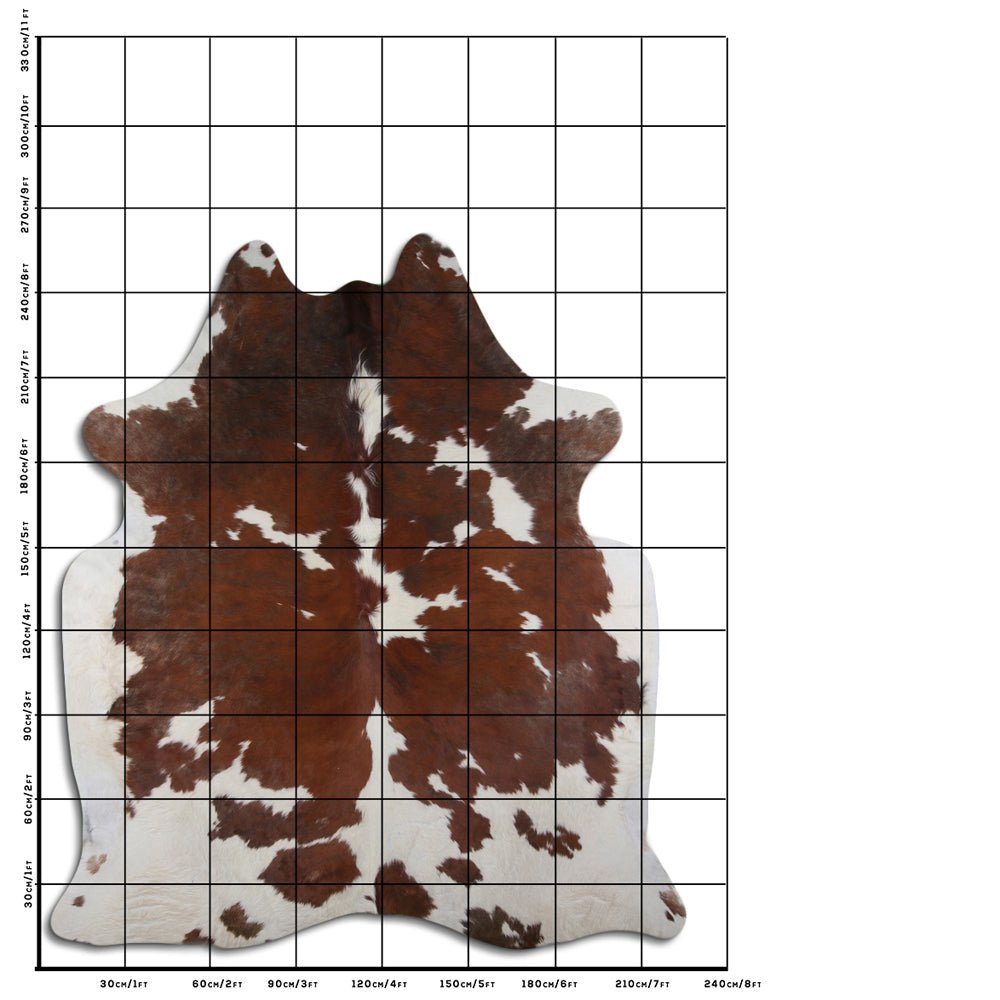 Genuine Brazilian Cowhide Rug 8.5 By 7.5 Feet Hair On Leather Decor