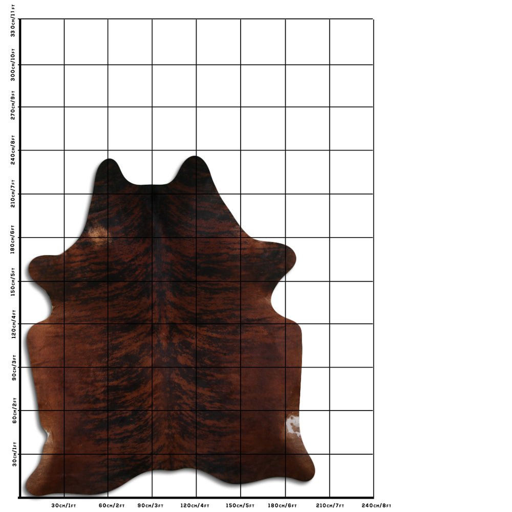 Premium Handcrafted Cowhide Rug With Hair On Leather Finish For Contemporary Living