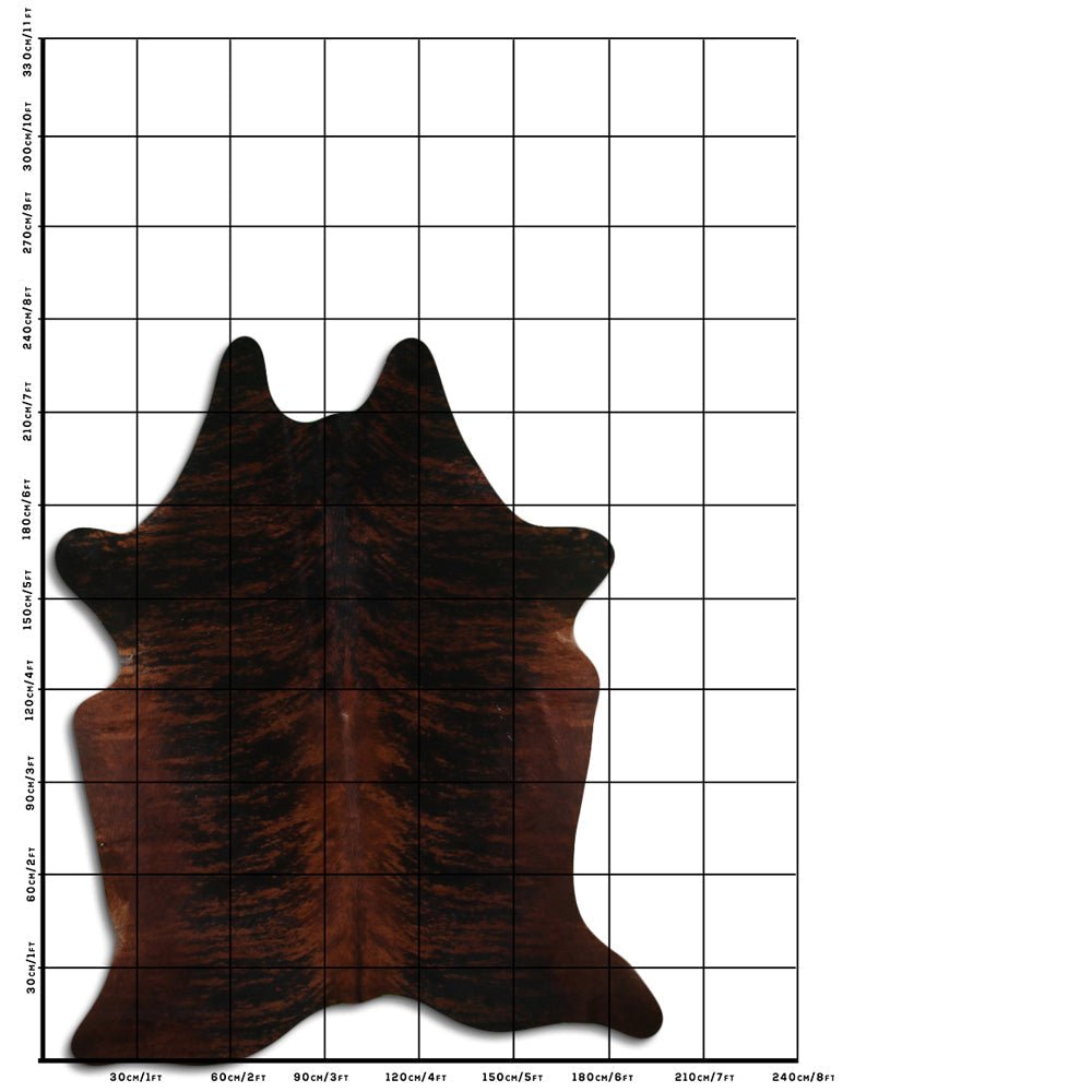 Premium Handcrafted Cowhide Rug With Hair On Leather Finish For Contemporary Living