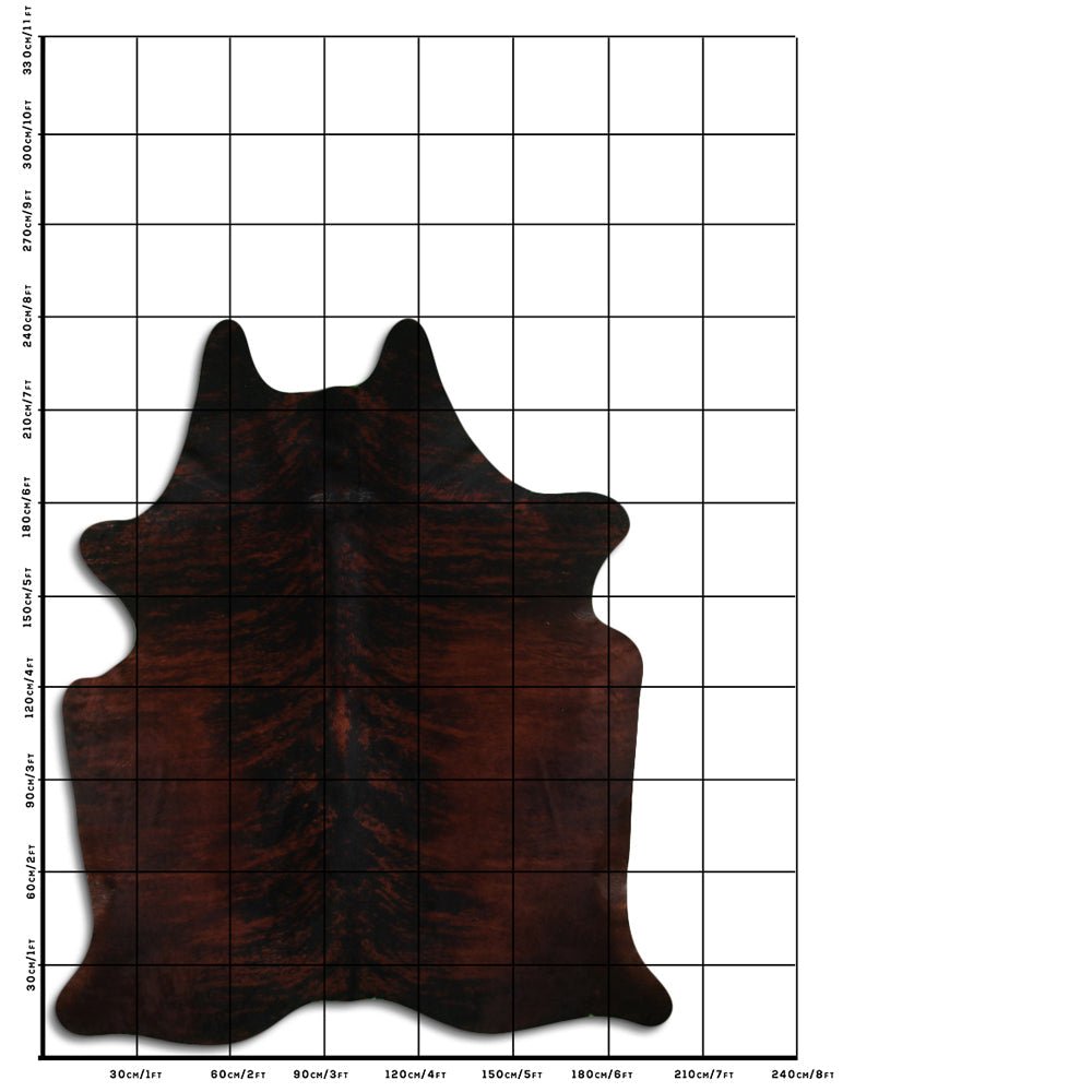Premium Handcrafted Cowhide Rug With Hair On Leather Finish For Contemporary Living