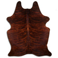 Genuine Brazilian Cowhide Rug 8.5 By 7.5 Feet Hair On Leather Decor