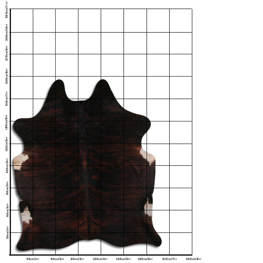 Premium Handcrafted Cowhide Rug With Hair On Leather Finish For Contemporary Living