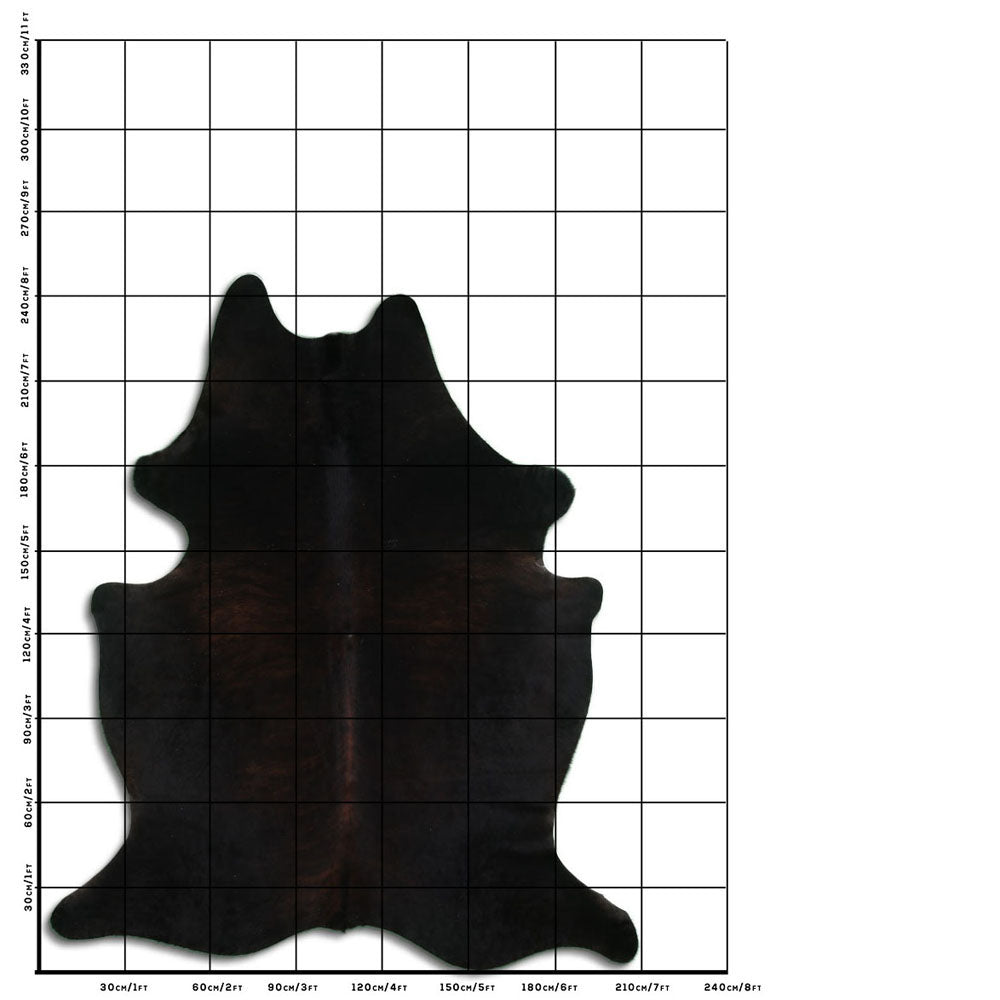 8 Ft X 7 Ft Genuine Brazilian Cowhide Skin Rug by Hilason | Hair-On Leather Home Décor Carpet