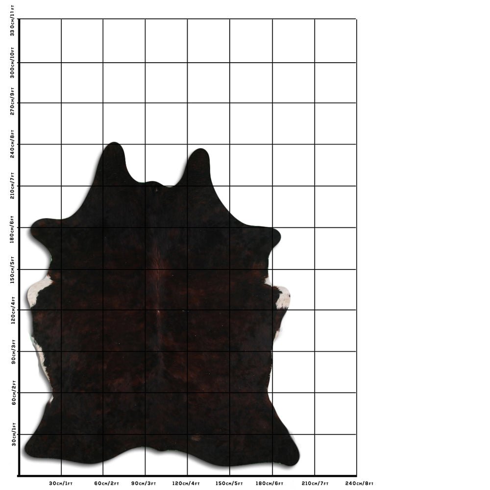 Premium Handcrafted Cowhide Rug With Hair On Leather Finish For Contemporary Living