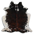 7.5 Ft X 7 Ft Genuine Brazilian Cowhide Skin Rug by Hilason | Hair-On Leather Home Décor Carpet