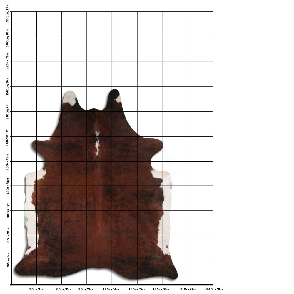 Premium Handcrafted Cowhide Rug With Hair On Leather Finish For Contemporary Living