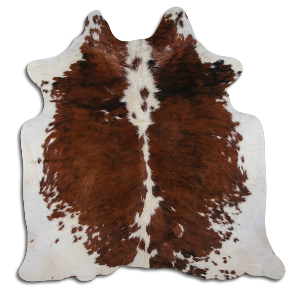 7 Ft X 7 Ft Genuine Brazilian Cowhide Skin Rug by Hilason | Hair-On Leather Home Décor Carpet