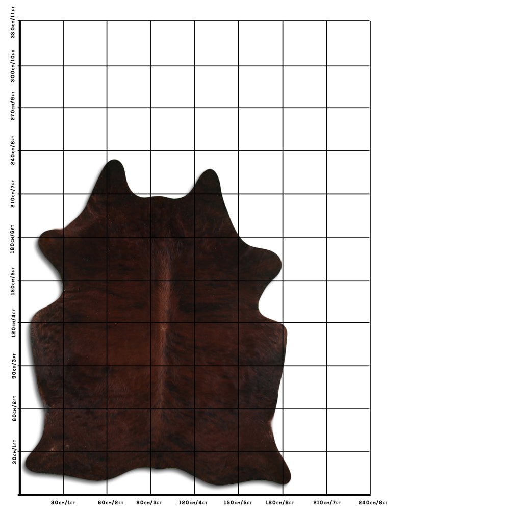 8 Ft X 6 Ft Genuine Brazilian Cowhide Skin Rug by Hilason | Hair-On Leather Home Décor Carpet